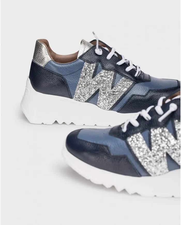 Women Blue ROBERT Sneaker Wonders Sneakers Women Blue ROBERT Sneaker Wonders Sneakers