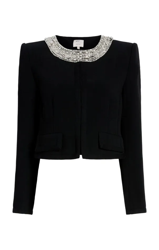 Women Bobby Jacket Black Cinq Sept Jackets