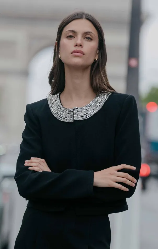 Women Bobby Jacket Black Cinq Sept Jackets