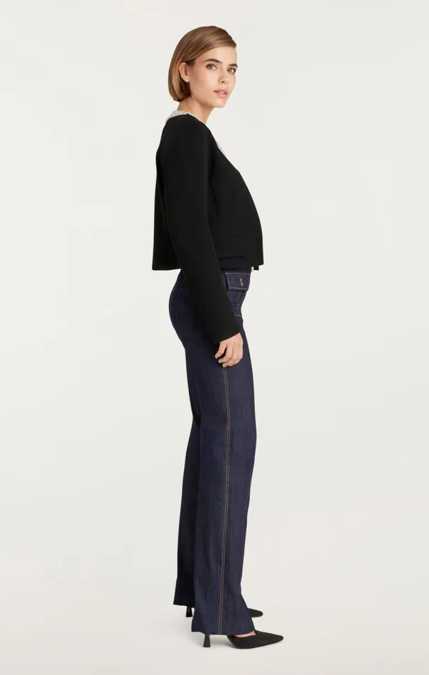 Women Bobby Jacket Black Cinq Sept Jackets
