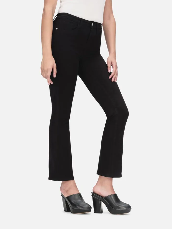 Women Bootcut FRAME Le Crop Mini Boot 8212 Film Noir Women Bootcut FRAME Le Crop Mini Boot 8212 Film Noir