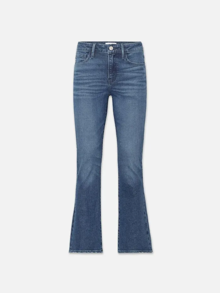 Women Bootcut FRAME Le Crop Mini Boot 8212 Kinmount Grind