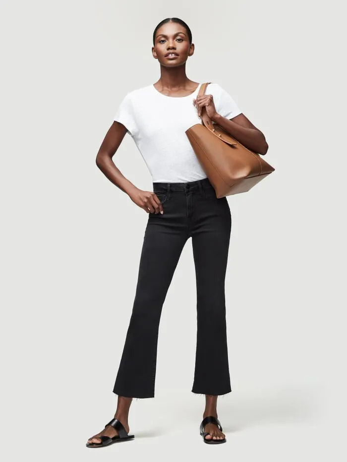 Women Bootcut FRAME Le Crop Mini Boot Raw Edge 8212 Kerry Women Bootcut FRAME Le Crop Mini Boot Raw Edge 8212 Kerry