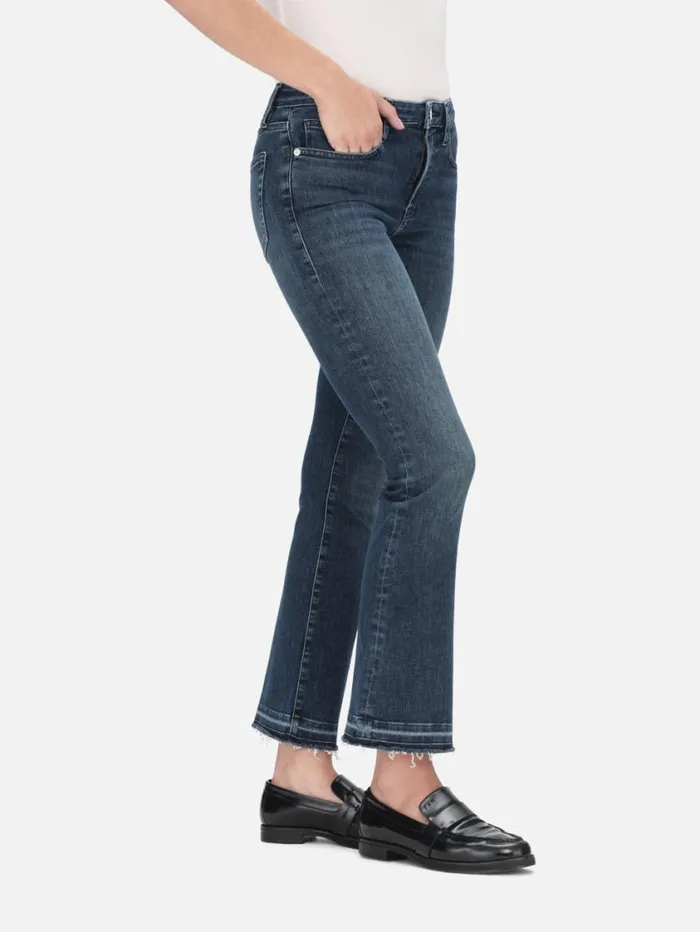 Women Bootcut FRAME Le Crop Mini Boot Released Fray 8212 Moonstone Women Bootcut FRAME Le Crop Mini Boot Released Fray 8212 Moonstone