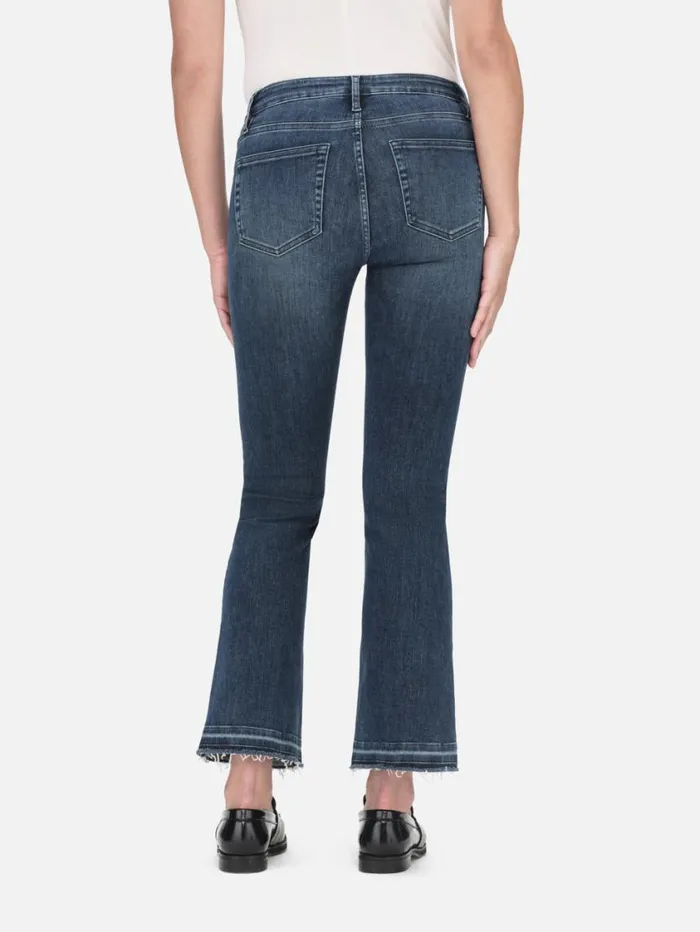 Women Bootcut FRAME Le Crop Mini Boot Released Fray 8212 Moonstone Women Bootcut FRAME Le Crop Mini Boot Released Fray 8212 Moonstone