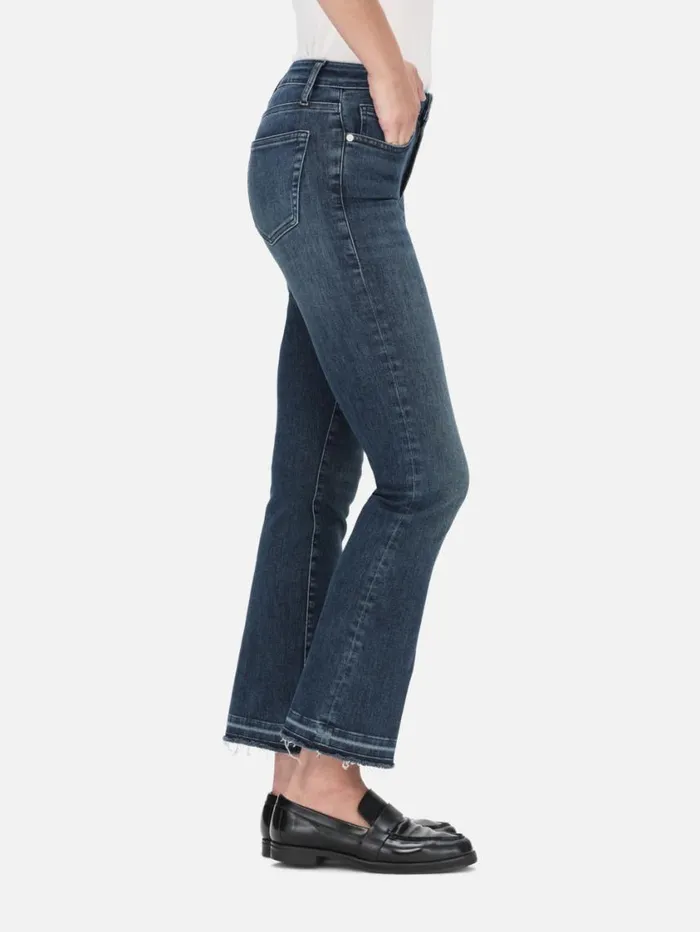Women Bootcut FRAME Le Crop Mini Boot Released Fray 8212 Moonstone Women Bootcut FRAME Le Crop Mini Boot Released Fray 8212 Moonstone