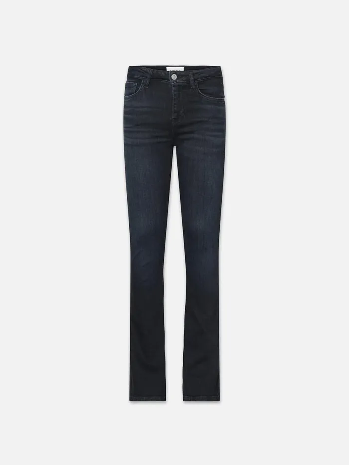 Women Bootcut FRAME Le Mini Boot 8212 Onyx Indigo