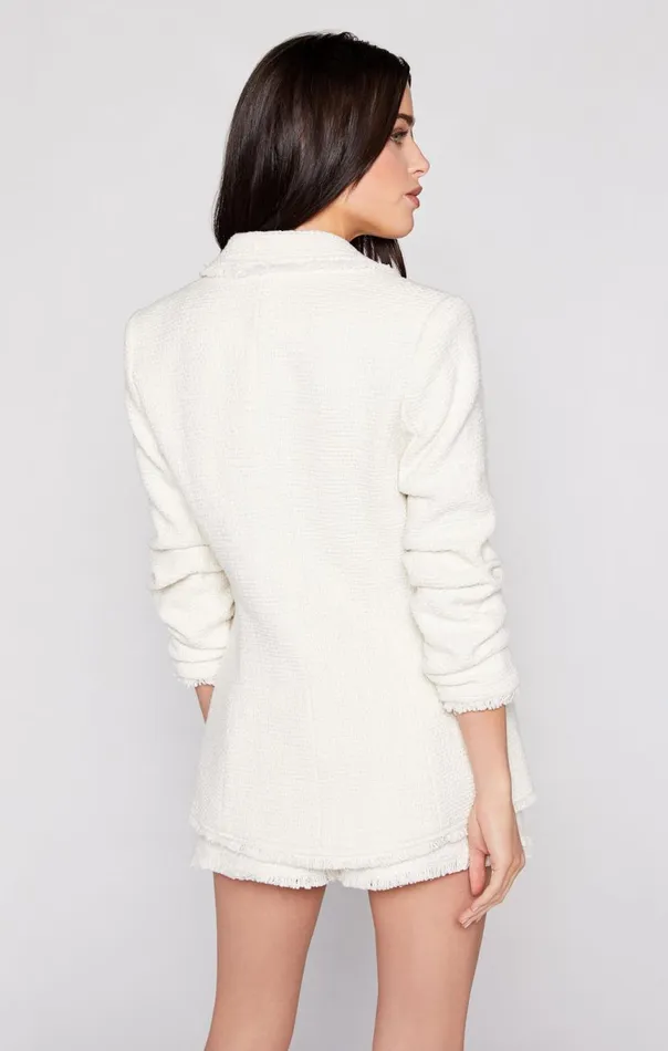Women Boucle Khloe Blazer Gardenia Cinq Sept Blazers