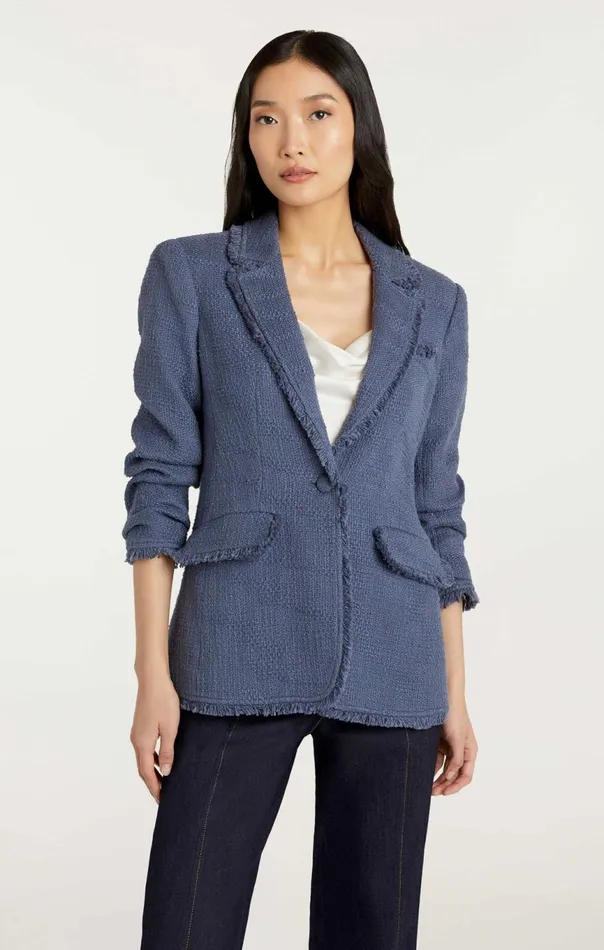 Women Boucle Khloe Blazer Shadow Cinq Sept Jackets