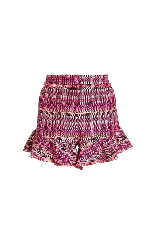 Women Boxweave Lexie Short Pinkcandymulti Cinq Sept Shorts