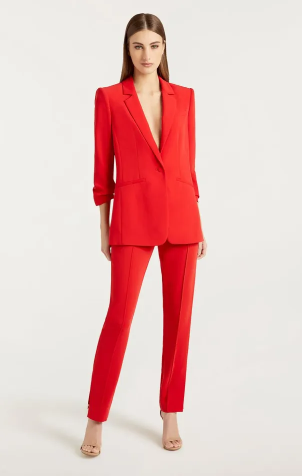 Women Brianne Pant Rubyred Cinq Sept Pants