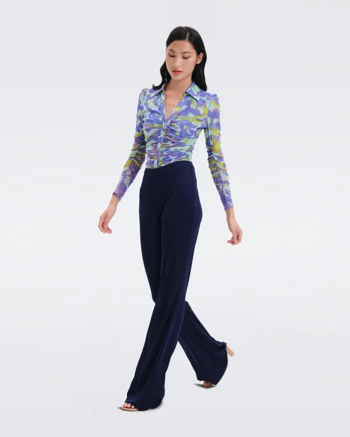 Women Brooklyn Pants Navy DVF Pants and Shorts