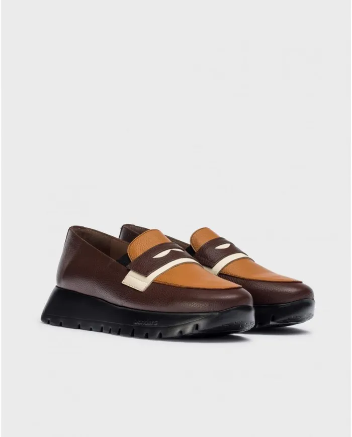 Women Brown MATERIA Moccasin Wonders Loafers Women Brown MATERIA Moccasin Wonders Loafers