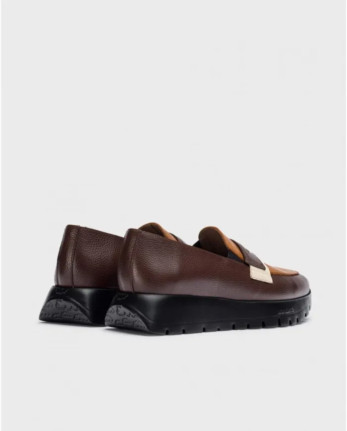 Women Brown MATERIA Moccasin Wonders Loafers Women Brown MATERIA Moccasin Wonders Loafers