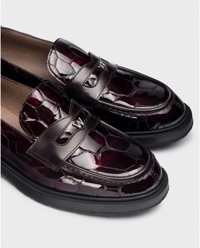 Women Burgundy NED Moccasin Wonders Loafers Women Burgundy NED Moccasin Wonders Loafers