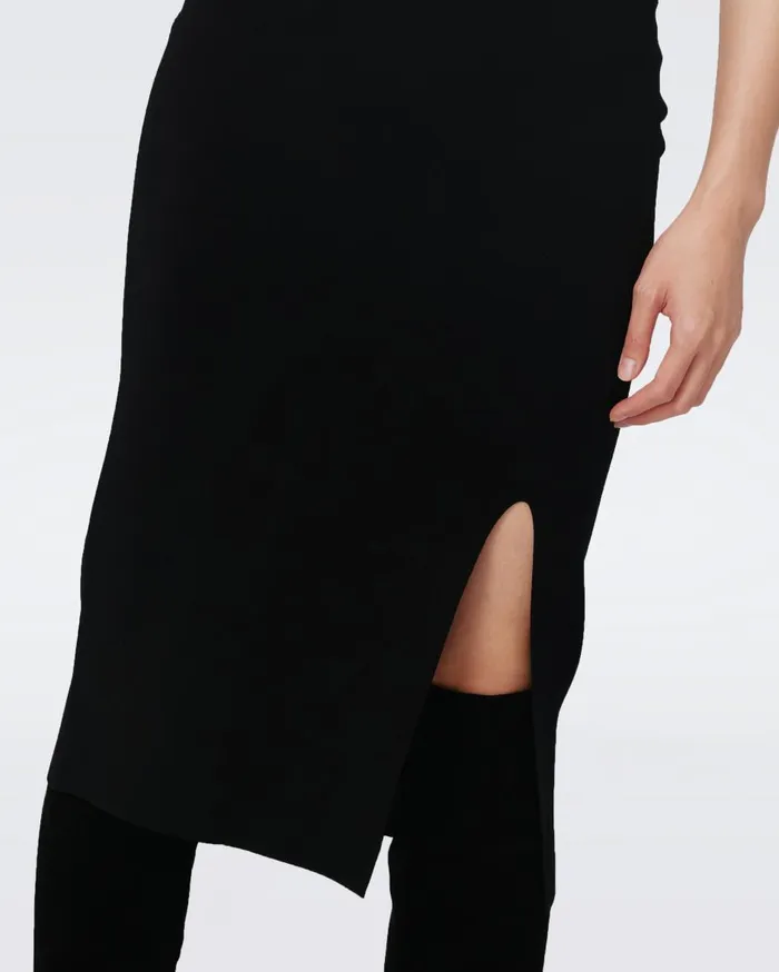 Women Calandre Knit Skirt Black DVF Skirts Women Calandre Knit Skirt Black DVF Skirts