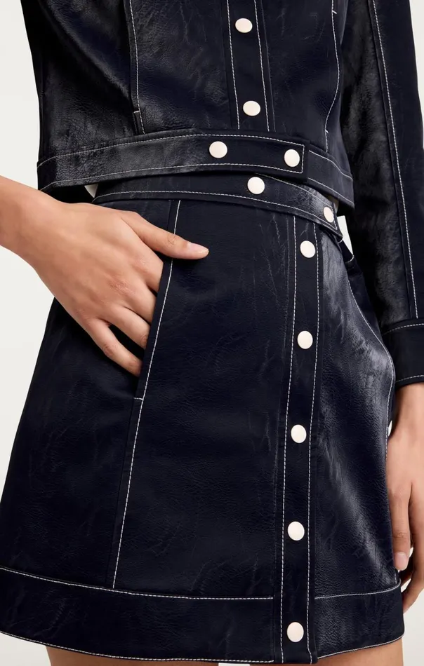 Women Ciara Skirt Navywhite Cinq Sept Skirts