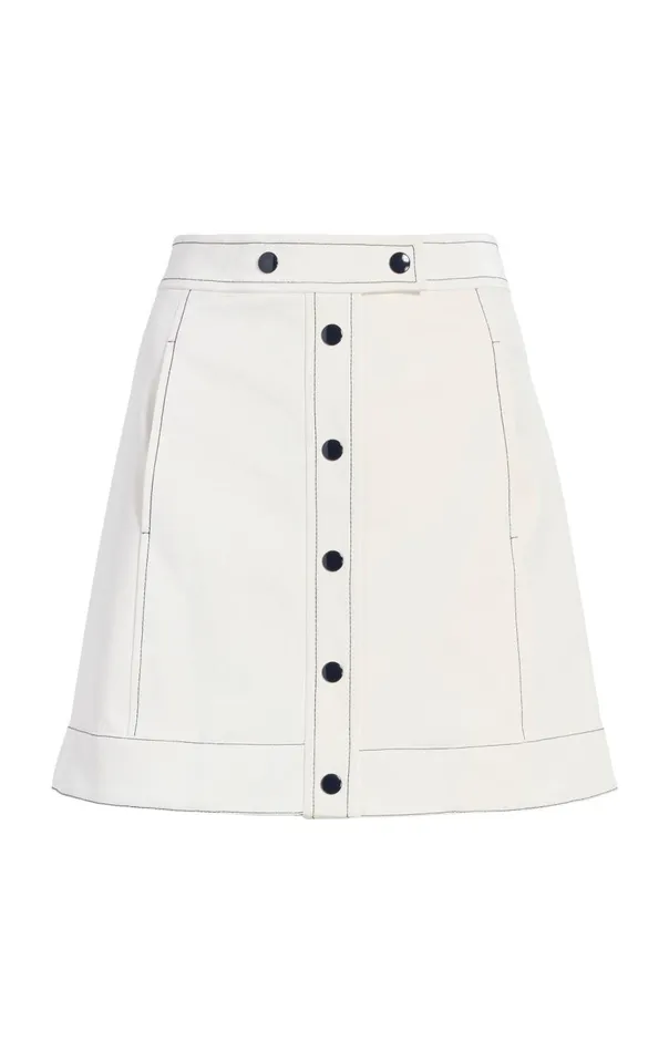 Women Ciara Skirt Whitenavy Cinq Sept Skirts