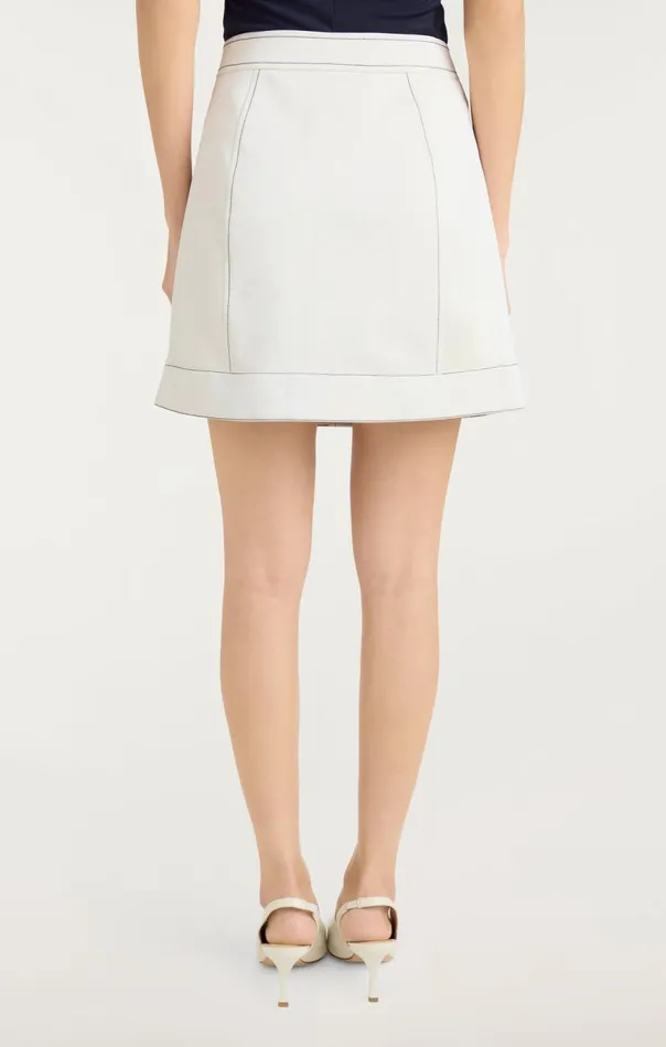 Women Ciara Skirt Whitenavy Cinq Sept Skirts