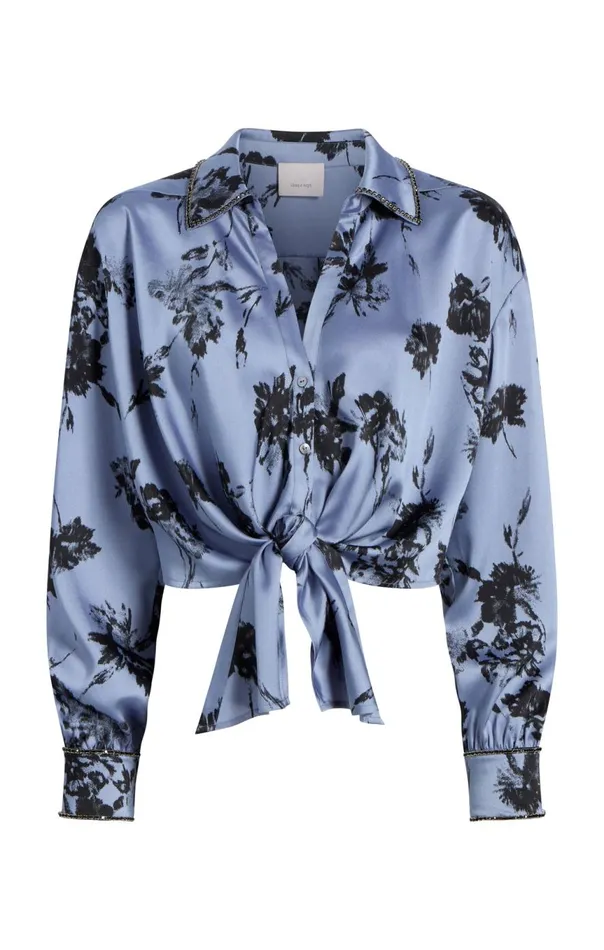 Women Cool Carnation Embellished Marianna Top Rusticbluemulti Cinq Sept Long Sleeve Tops Women Cool Carnation Embellished Marianna Top Rusticbluemulti Cinq Sept Long Sleeve Tops