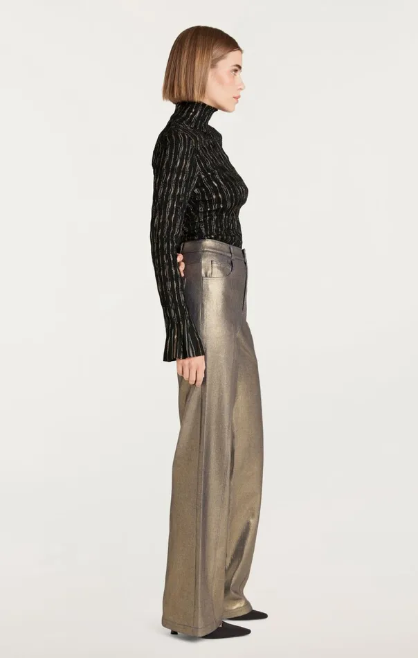 Women Cooper Top Blackbronze Cinq Sept Long Sleeve Tops