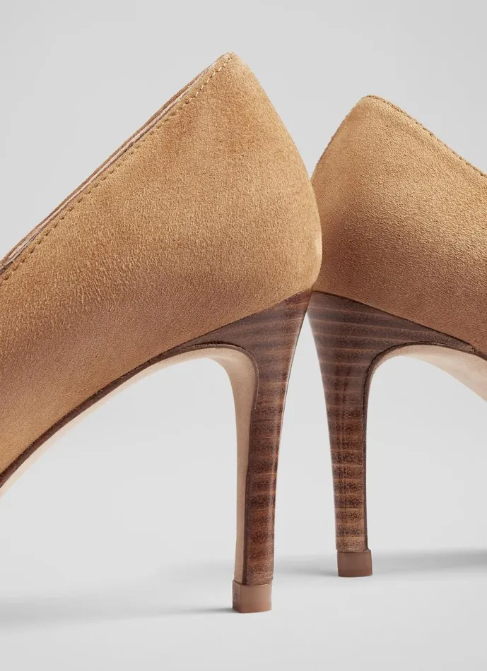Women Court Shoes LKBennett Floret Nutmeg Suede Pointed Toe Courts Brown Women Court Shoes LKBennett Floret Nutmeg Suede Pointed Toe Courts Brown