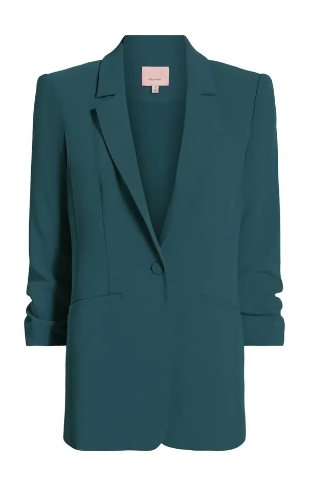 Women Crepe Khloe Blazer Greenonyx Cinq Sept Blazers