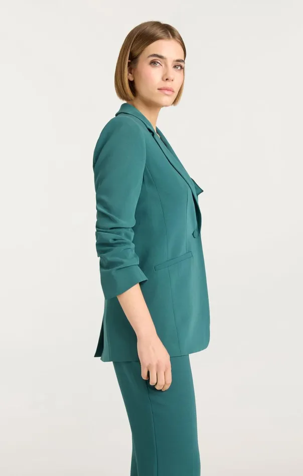 Women Crepe Khloe Blazer Greenonyx Cinq Sept Blazers