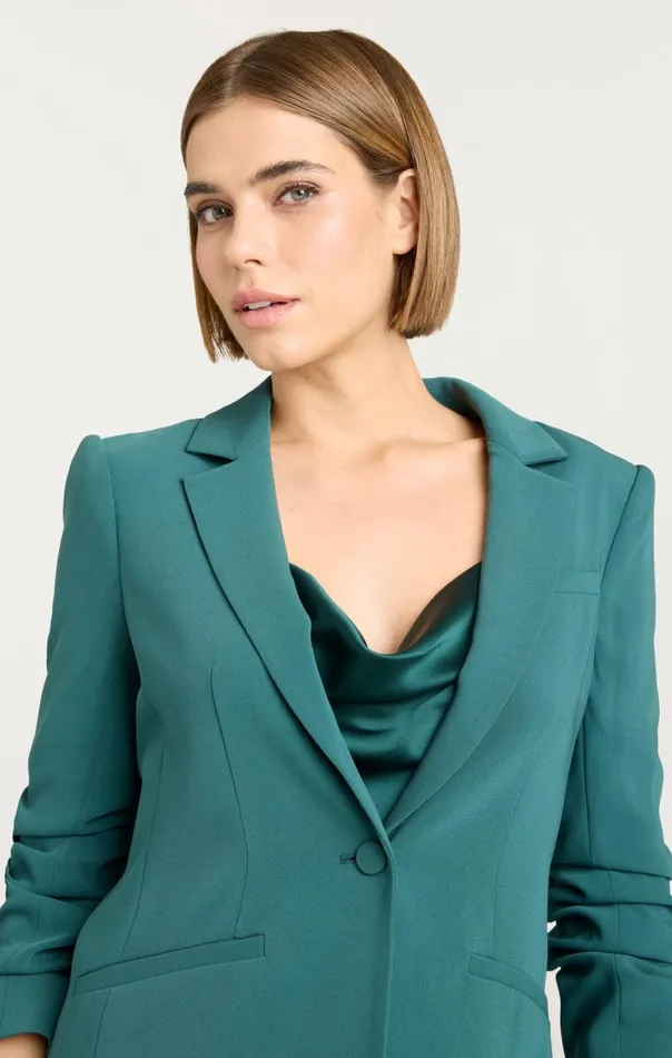 Women Crepe Khloe Blazer Greenonyx Cinq Sept Blazers