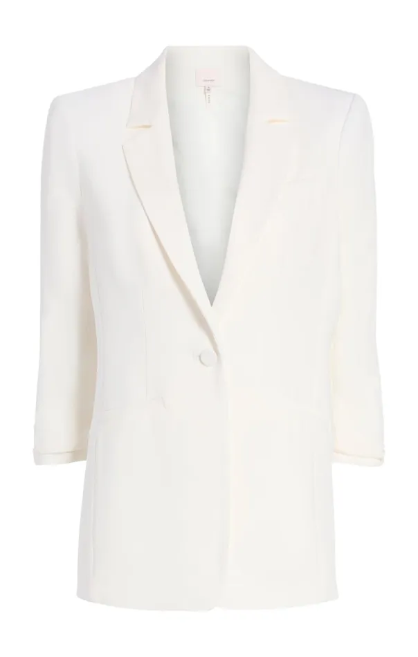 Women Crepe Khloe Blazer Ivory Cinq Sept Jackets