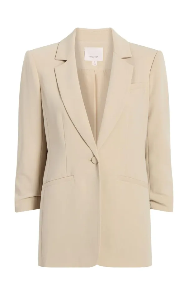 Women Crepe Khloe Blazer Khaki Cinq Sept Blazers