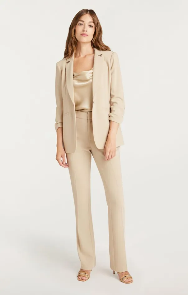 Women Crepe Khloe Blazer Khaki Cinq Sept Blazers