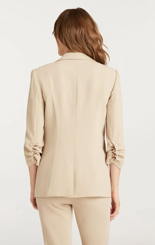 Women Crepe Khloe Blazer Khaki Cinq Sept Blazers