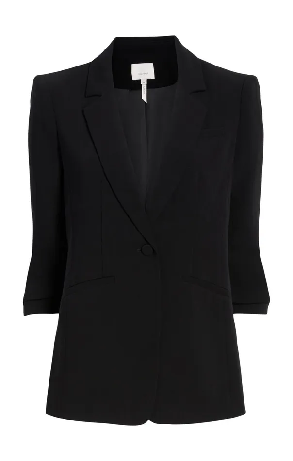Women Crepe Khloe Blazer Navy Cinq Sept Jackets
