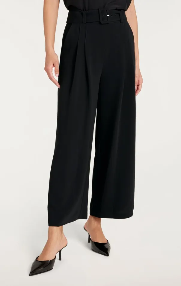 Women Cropped Shauna Pant Black Cinq Sept Pants