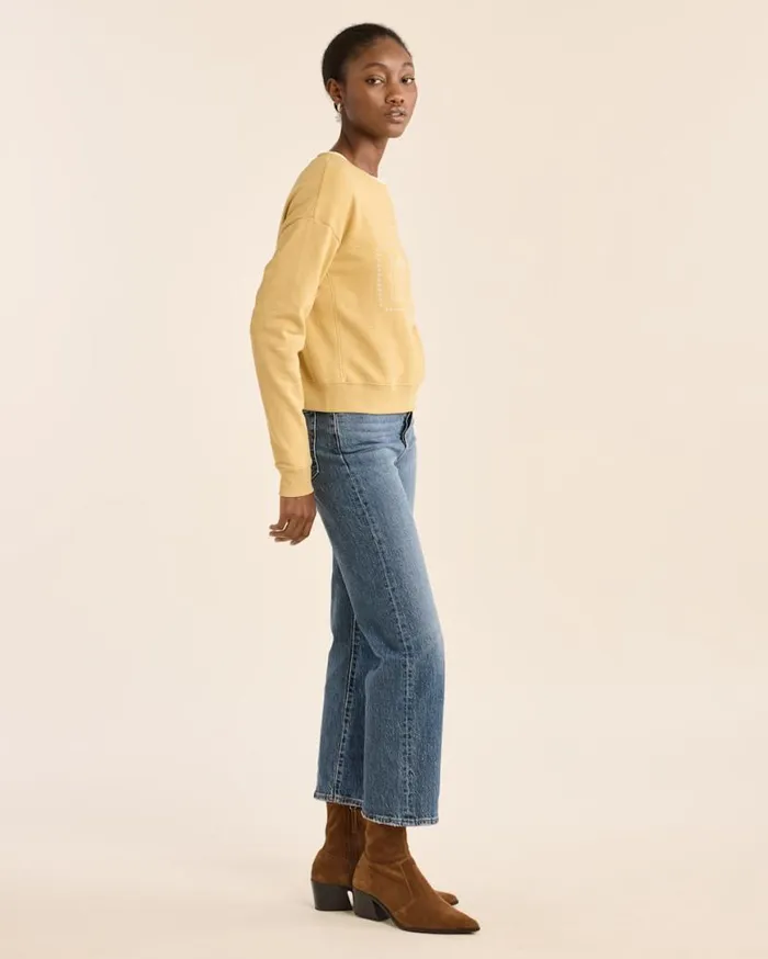 Women CROSS GRAPHIC FRENCH TERRY CREWNECK Rattan Pendleton Tees and Sweatshirts