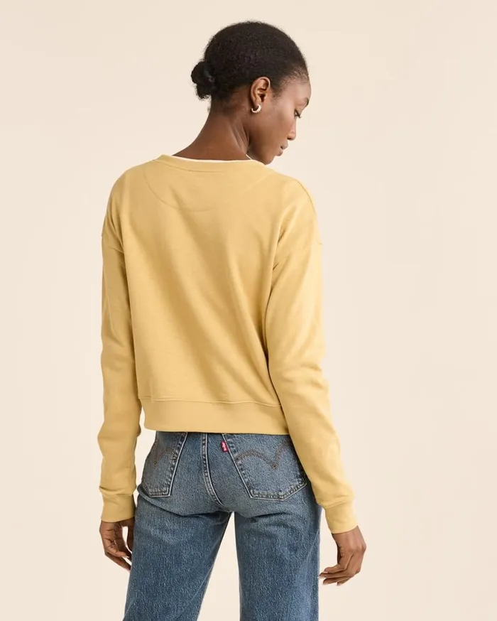 Women CROSS GRAPHIC FRENCH TERRY CREWNECK Rattan Pendleton Tees and Sweatshirts