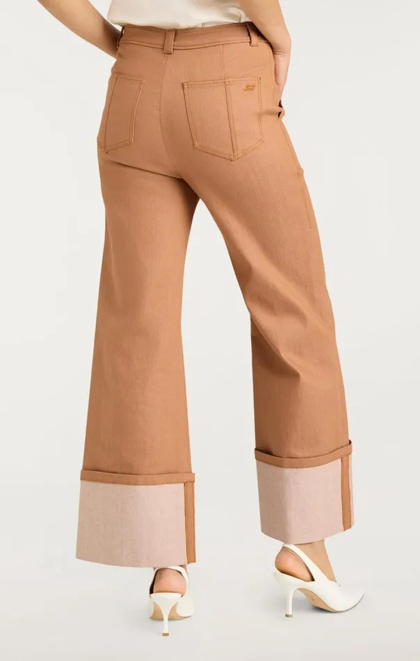 Women Cuffed Benji Pant Cocoa Cinq Sept Pants