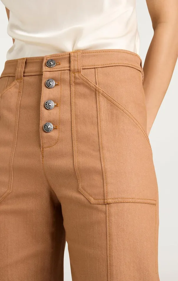 Women Cuffed Benji Pant Cocoa Cinq Sept Pants