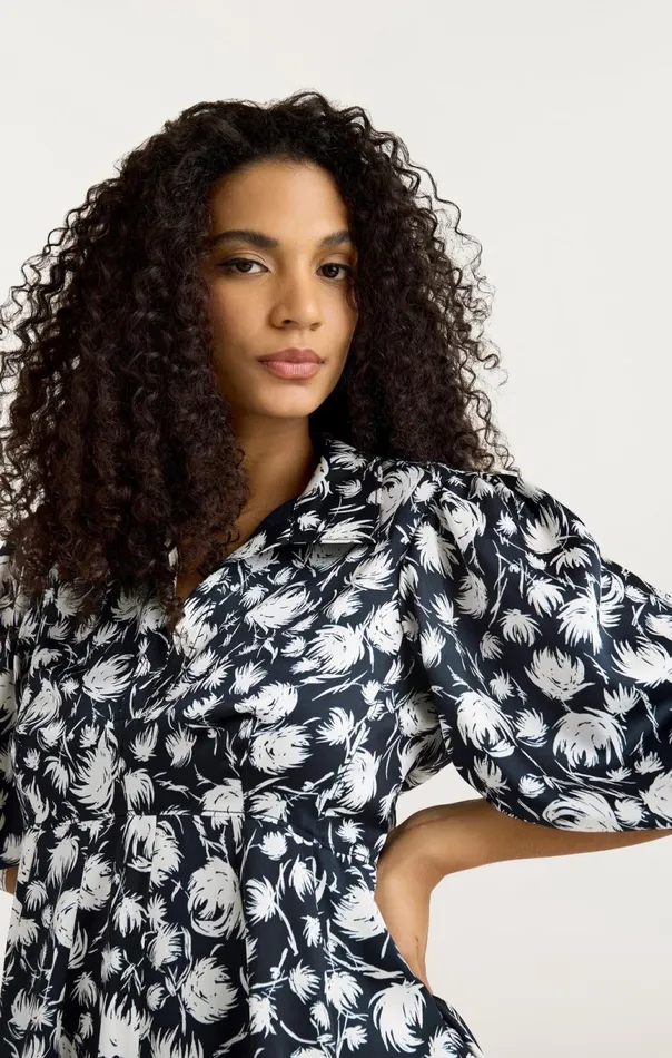 Women Darby Dress Navyivory Cinq Sept Mini