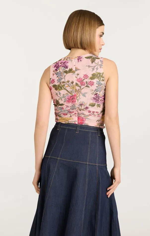Women Dasha Top Softpinkmulti Cinq Sept Tank Tops and Camisoles