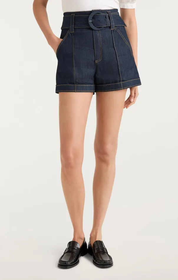 Women Denim Aldi Short Indigo Cinq Sept Denim