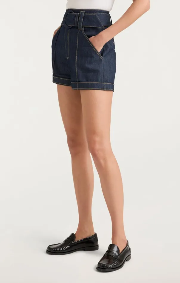 Women Denim Aldi Short Indigo Cinq Sept Denim