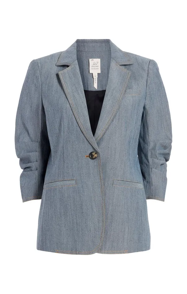 Women Denim Khloe Blazer Lightindigo Cinq Sept Blazers