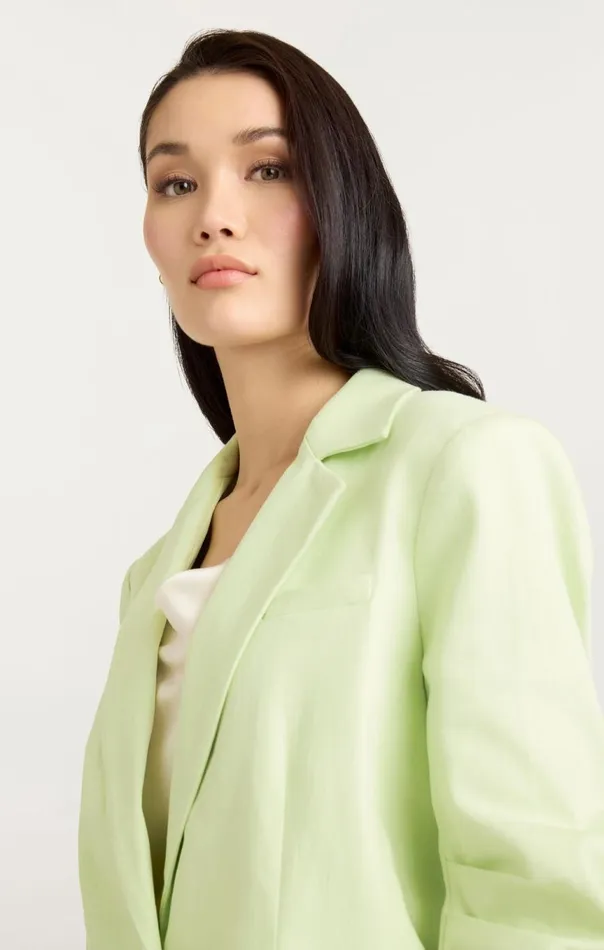 Women Denim Khloe Blazer Pistachio Cinq Sept Blazers