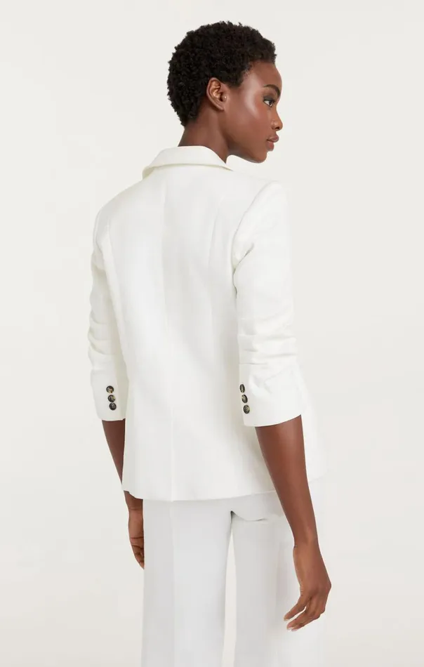 Women Denim Khloe Blazer White Cinq Sept Blazers