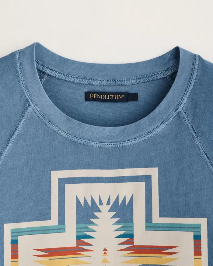 Women DESCHUTES HARDING GRAPHIC TEE Blue Pendleton Tees and Sweatshirts