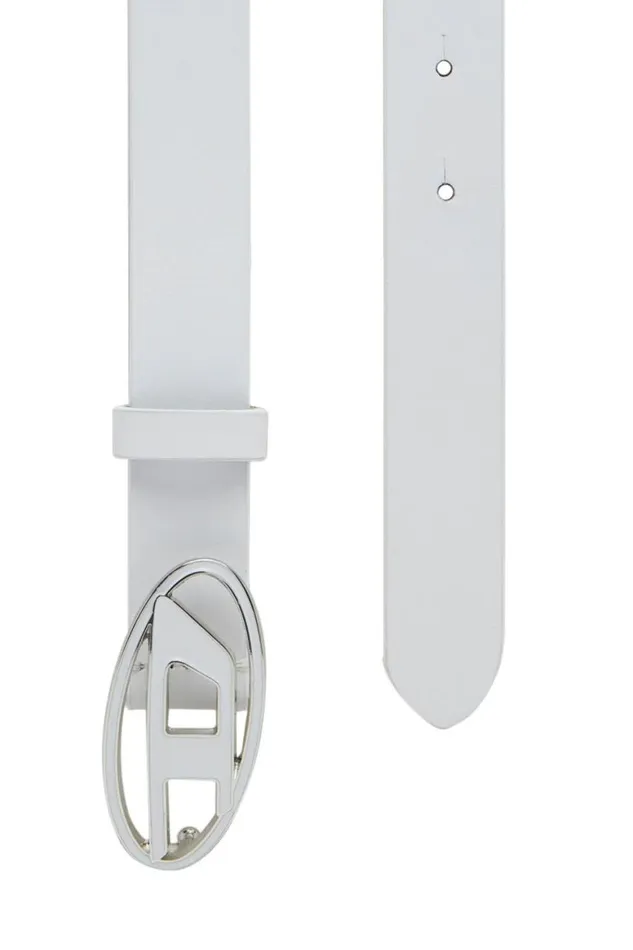 Women Diesel Belts B1DR 25 White Women Diesel Belts B1DR 25 White