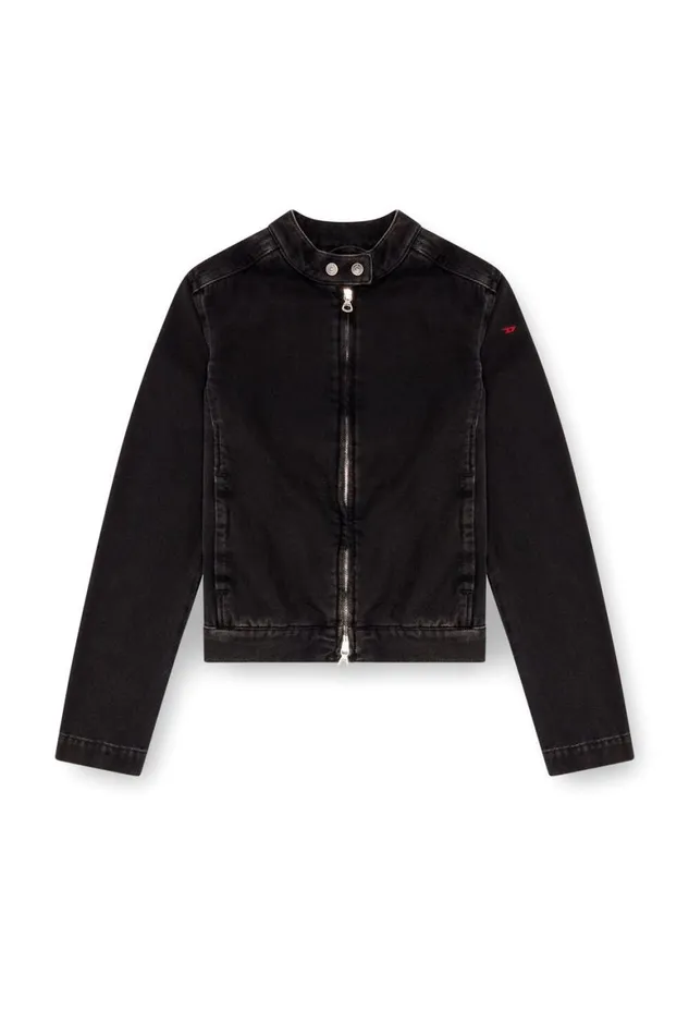Women Diesel Jackets DEMORNIN Black Women Diesel Jackets DEMORNIN Black