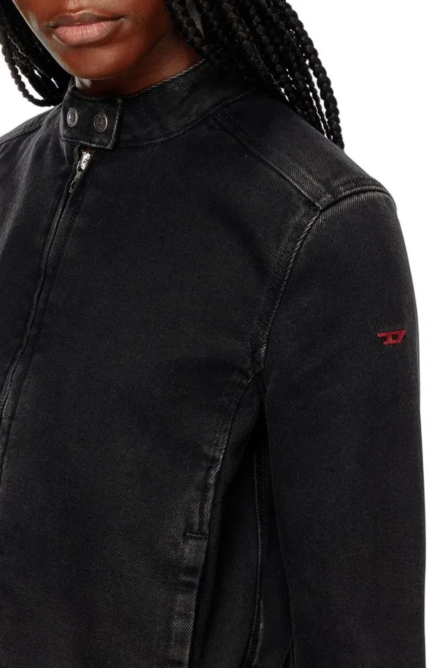 Women Diesel Jackets DEMORNIN Black Women Diesel Jackets DEMORNIN Black